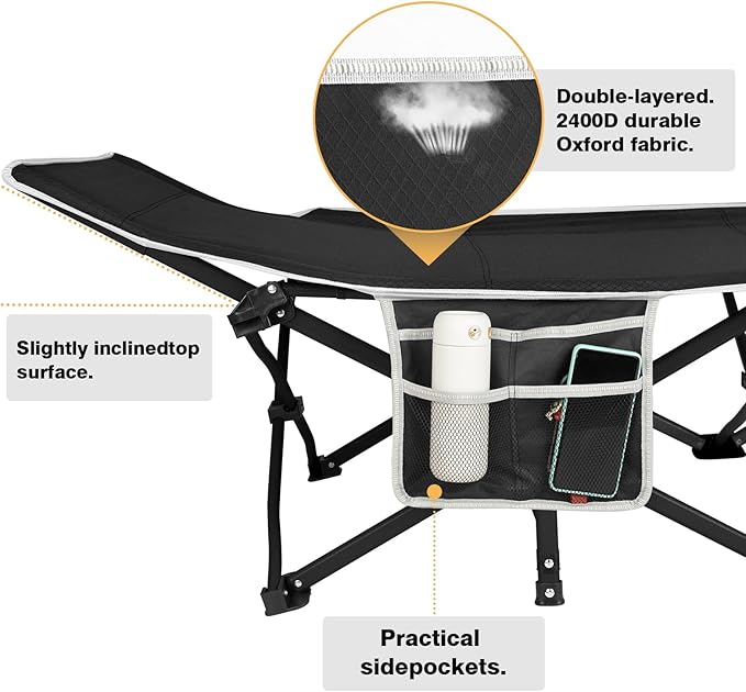 Overmont Portable Folding Camping Cot