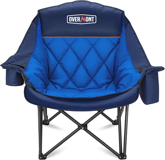 Overmont Oversized XL Camping Chair for Adults