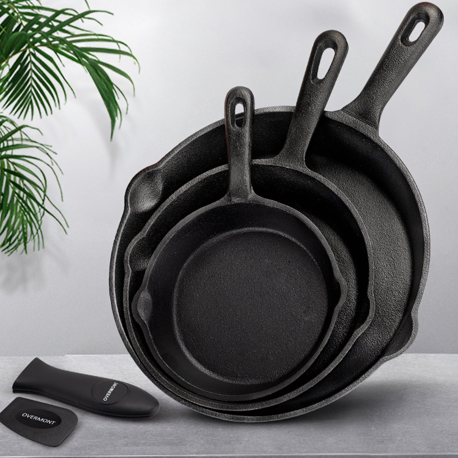 3 set Cast Iron Skillet