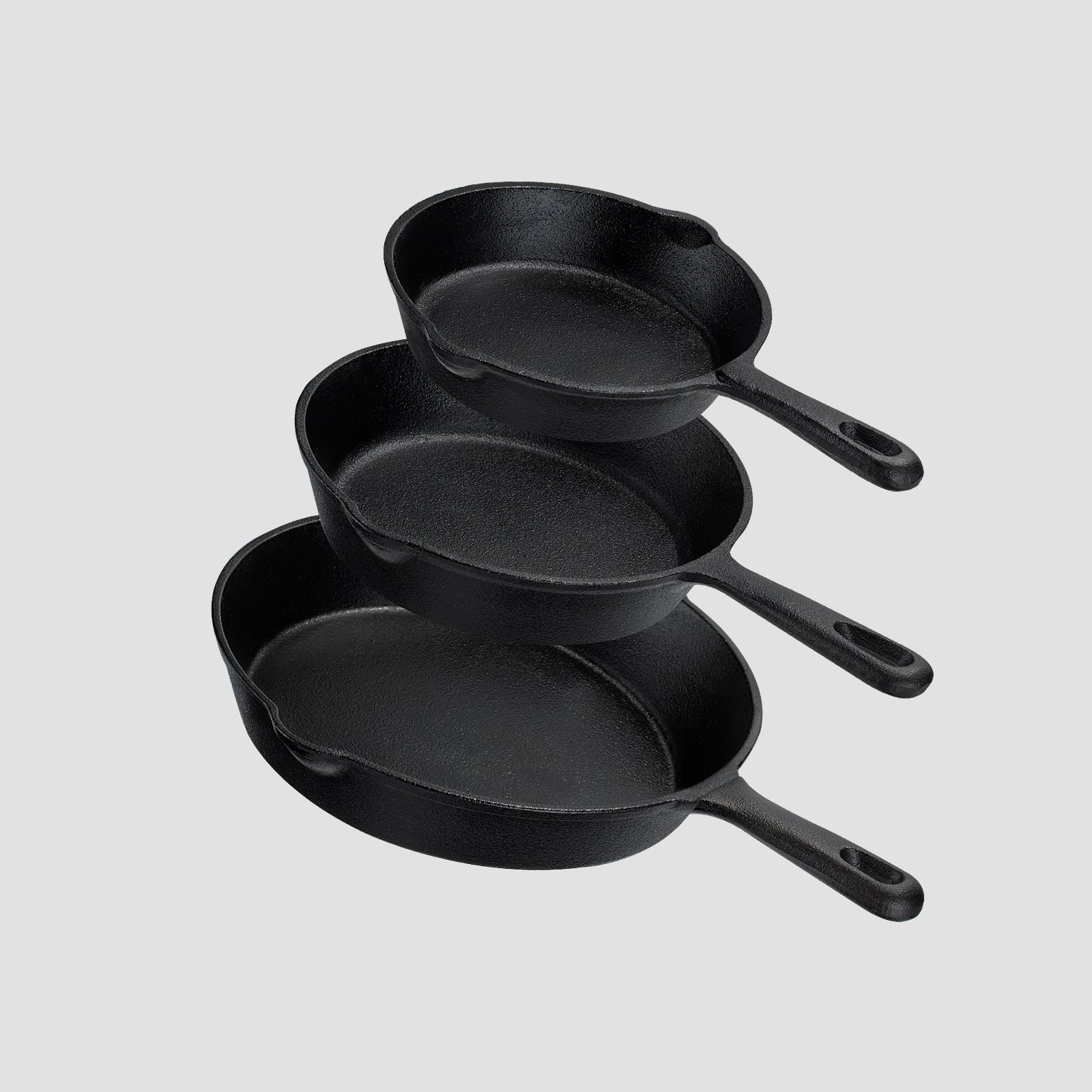 3 Set Cast Iron Skillet