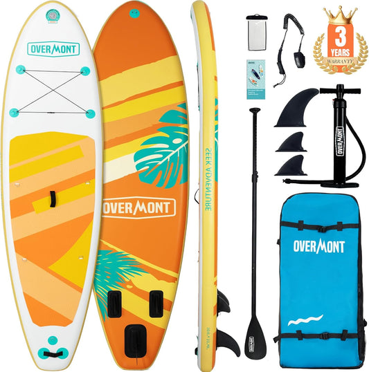 Overmont Inflatable Stand Up Paddle Board